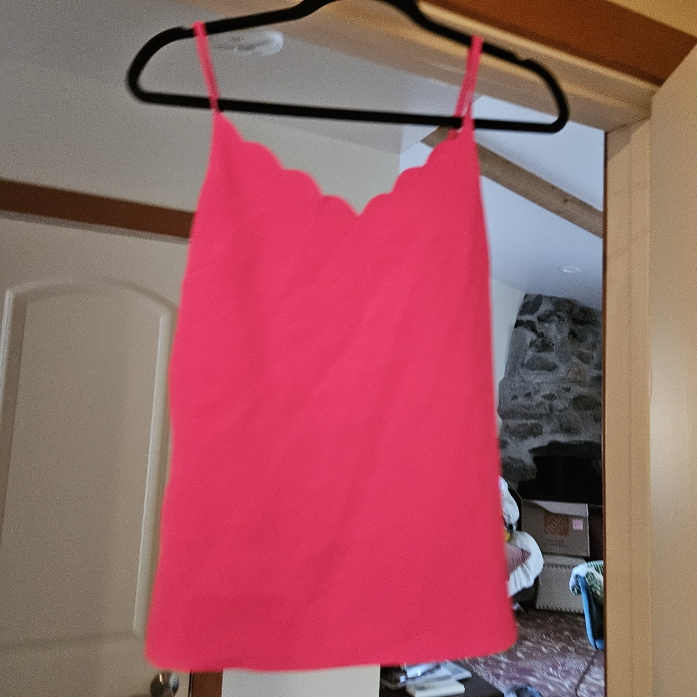 Ted Baker Fuchsia Scalloped Tank
